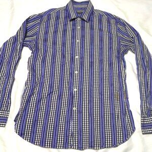 Salvatore Ferragamo Button-Down Dress Shirt Sz L